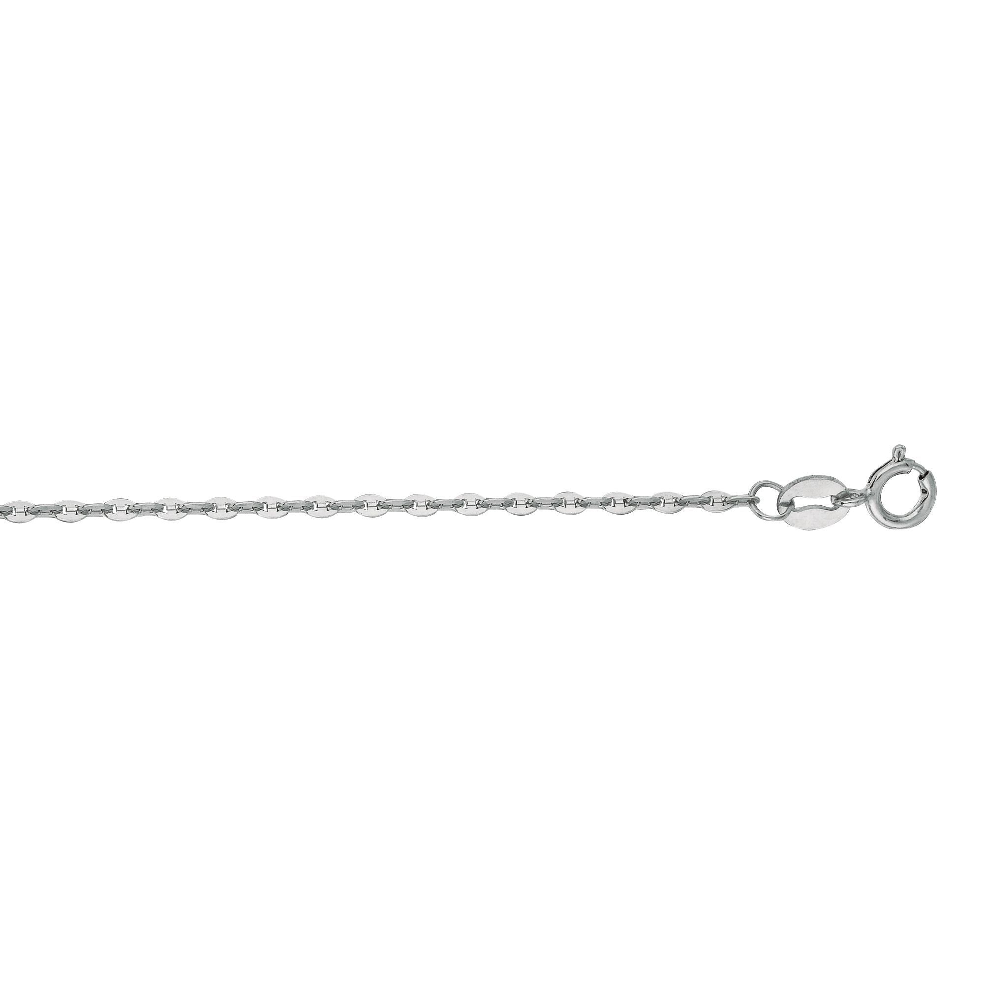 1.4mm Diamond Cut Alternate Mariner Chain with Lobster Clasp - wingroupjewelry